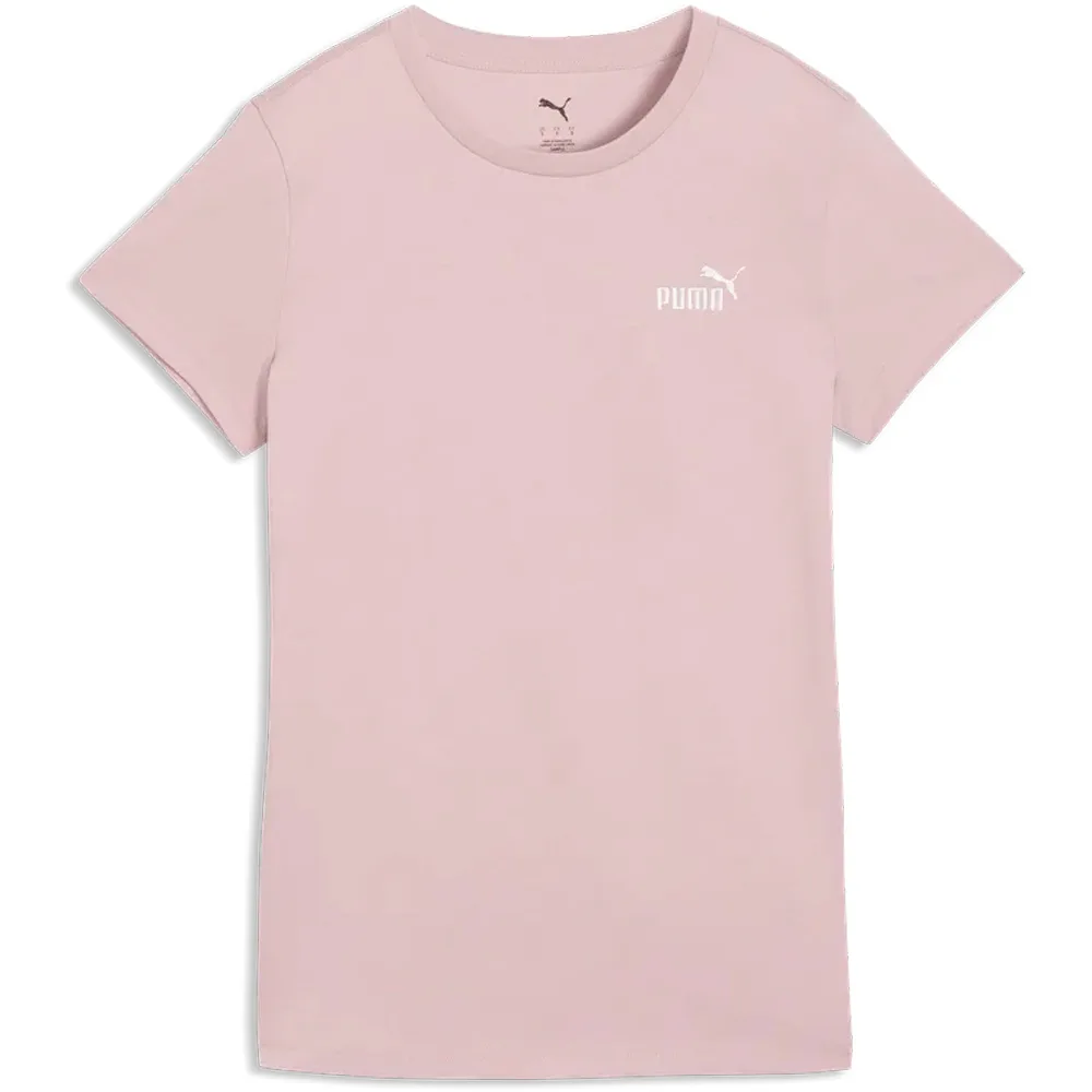 Essentials small no 1 logo camiseta manga corta mujer Rosa (S) - Puma - FashionsVida