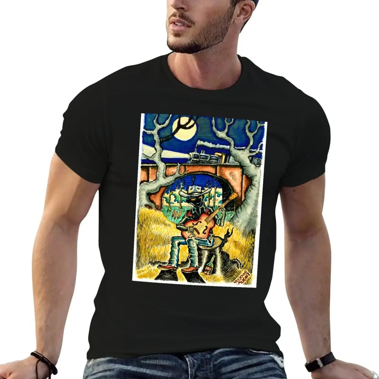 Hank Williams Ramblin Man T-Shirt Plus Size Basic Short Sleeve Top - Aliexpress - FashionsVida