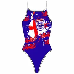Maillot De Bain à Fines Bretelles England Shield