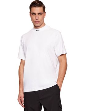 HUGO T-Shirt Hr Tee Collar, weiss l
