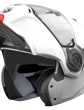 Casco Moto Modulare Droid Bianco Metal taglia S - Caberg - FashionsVida