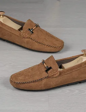 Mocasines versátiles para hombre para todas las estaciones, duraderos, ligeros, con suela blanda, silenciosos y sin rozaduras, zapatos de conducir ti - Shein - FashionsVida