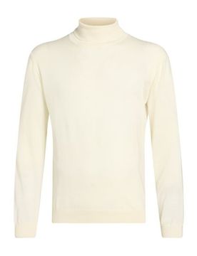 Rollkragenpullover Herren Weiß L,XL Herren