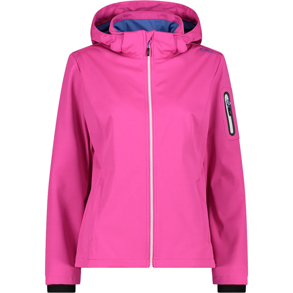 Woman jacket zip hood chaqueta softshell mujer Rosa (34) - CMP - FashionsVida