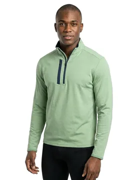 Polo Sweat à Demi-zip 785a96937 Outback Green Heather XL - Ralph Lauren - FashionsVida