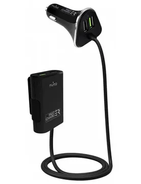 Caricabatterie Passenger Usb + Usb 6.8a 2 Ports Black