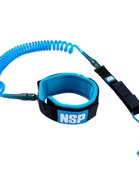 Leash De Surf Sup Coil Basf 7 Mm Blue 10´ unisex - NSP - FashionsVida