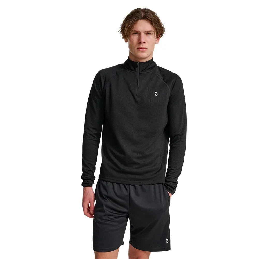 Sweat à Demi-zip Pulse Midlayer Black 3XL - Hummel - FashionsVida
