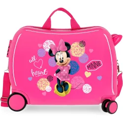 Maleta de cabina infantil Minnie Love rígida con capacidad de 34L