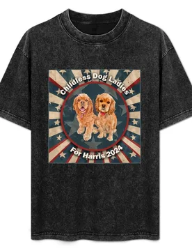 Childless Dog Ladies Cocker Spaniel Edition T-Shirt Casual Graphic Print Tee - Aliexpress - FashionsVida