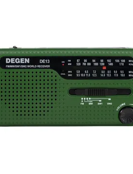 Radio Portable Degen De13 Green One Size unisex