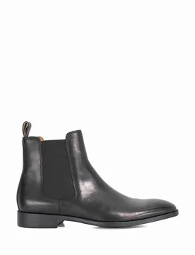 Wide Fit Leather Chelsea Boots Black male - Dune london - FashionsVida