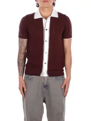 Uomo camicia au5140l 1009 camicia m\m cioccolato