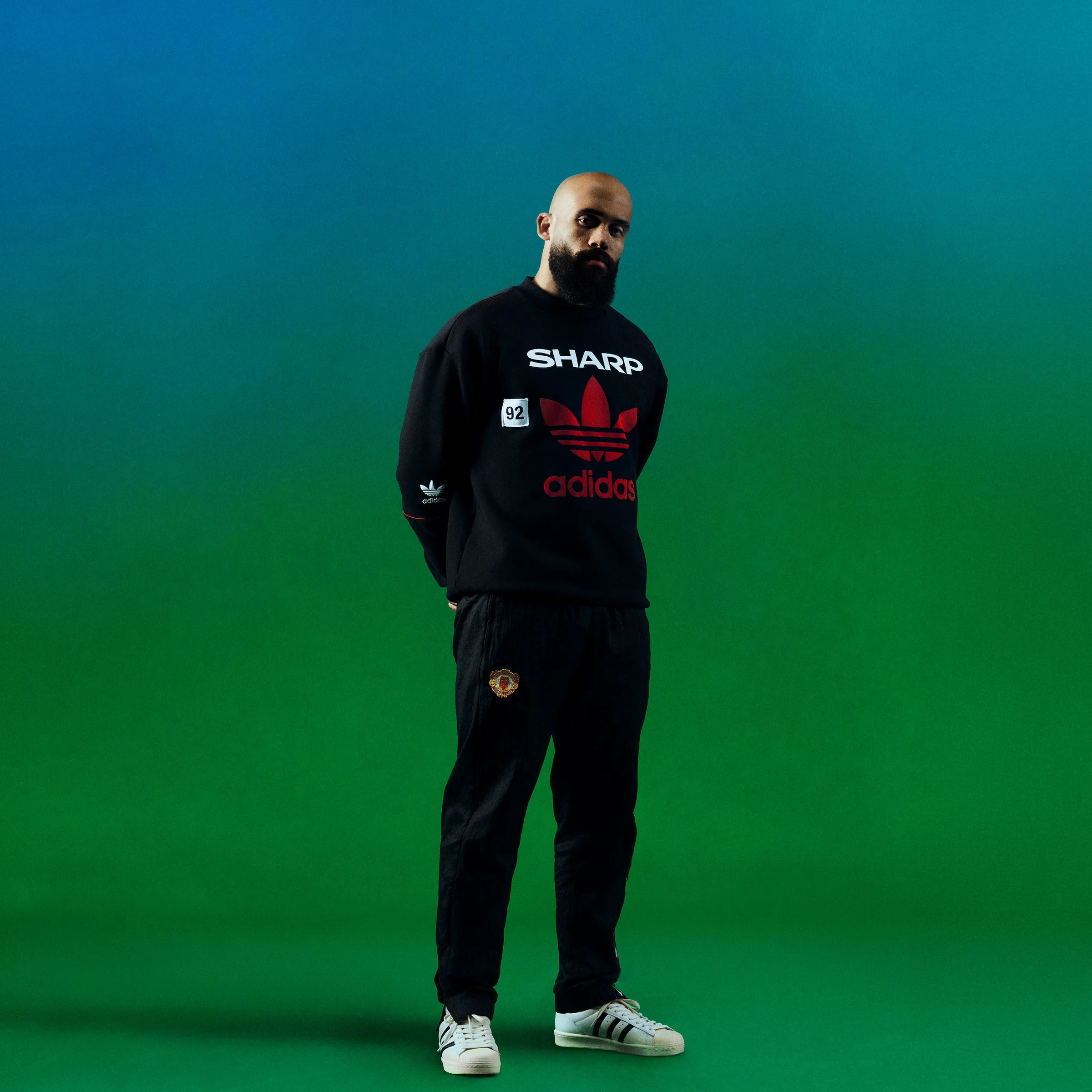 Manchester United x Bringback 90/92 Track Pants Black L - Adidas - FashionsVida