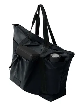 Sac En Toile Away Black One Size - Born Living Yoga - FashionsVida