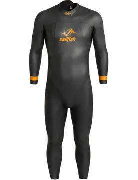 Ignite 3-3mm Long Sleeve Neoprene Wetsuit Black/Orange XS Men - Sailfish - FashionsVida