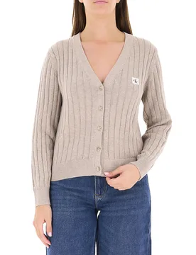 Cardigan scollo a V CORDA L - Calvin Klein - FashionsVida