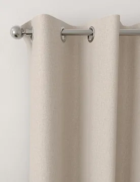 Brushed Eyelet Blackout Thermal Curtains Champagne - M&S - FashionsVida