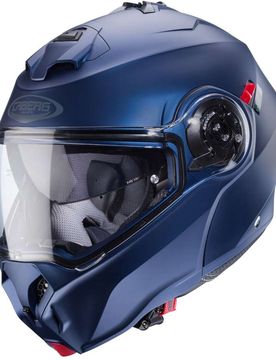 Casco Moto Modulare Omologato P/J DUKE EVO Opaco Blu taglia S