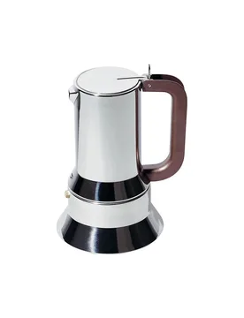 Espressomaker 10 tazze argento - Alessi - FashionsVida