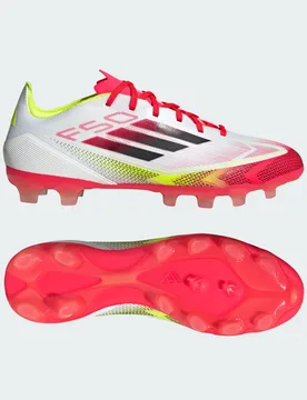 Scarpe da calcio F50 Pro Multi-Ground 42 2/3 Cloud White / Core Black / Solar Yellow - Adidas - FashionsVida