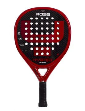 Ross Padel Racket Black / Red One Size - Hybrid - FashionsVida