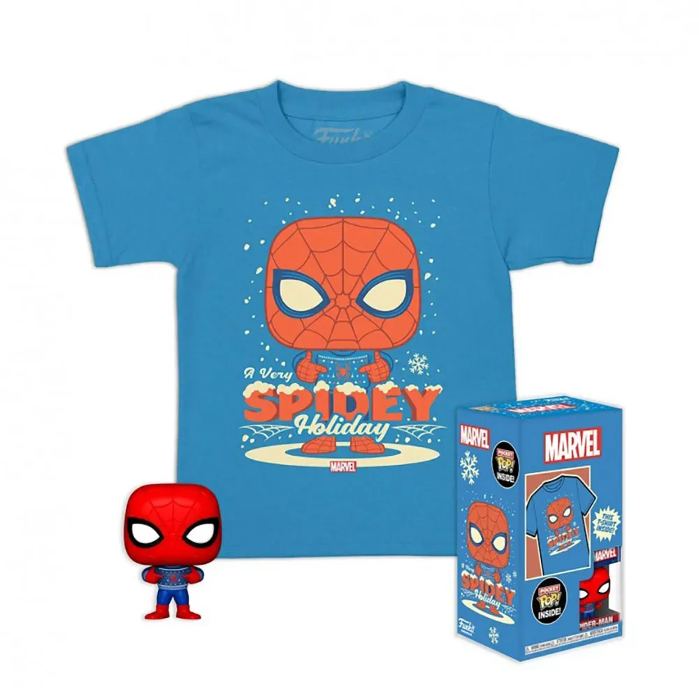 Pop & Tee Des Fêtes Spiderman Multicolor M unisex - Marvel - FashionsVida