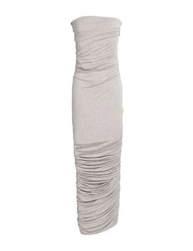 Maxi-Kleid Damen Grau 36 Damen