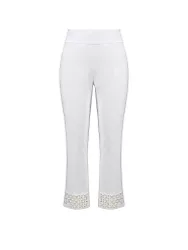 Hose 7/8 weiss 46 damen