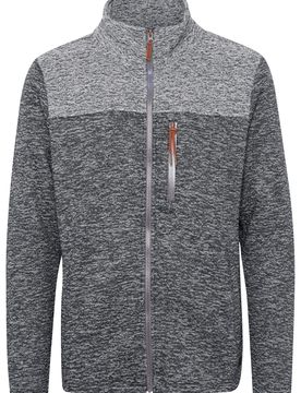 BLEND Chaqueta polar gris moteado