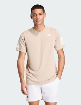 Maglietta Club Tennis Climacool 3-Stripes 2XL Khaki Three