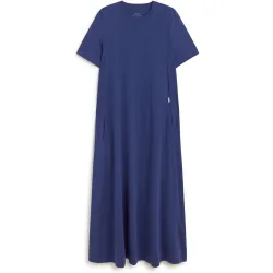 Vestido de corte holgado y cuello redondo