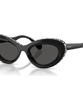 Occhiali da sole, Forma Cat-eye, SK6061U, Neri OS