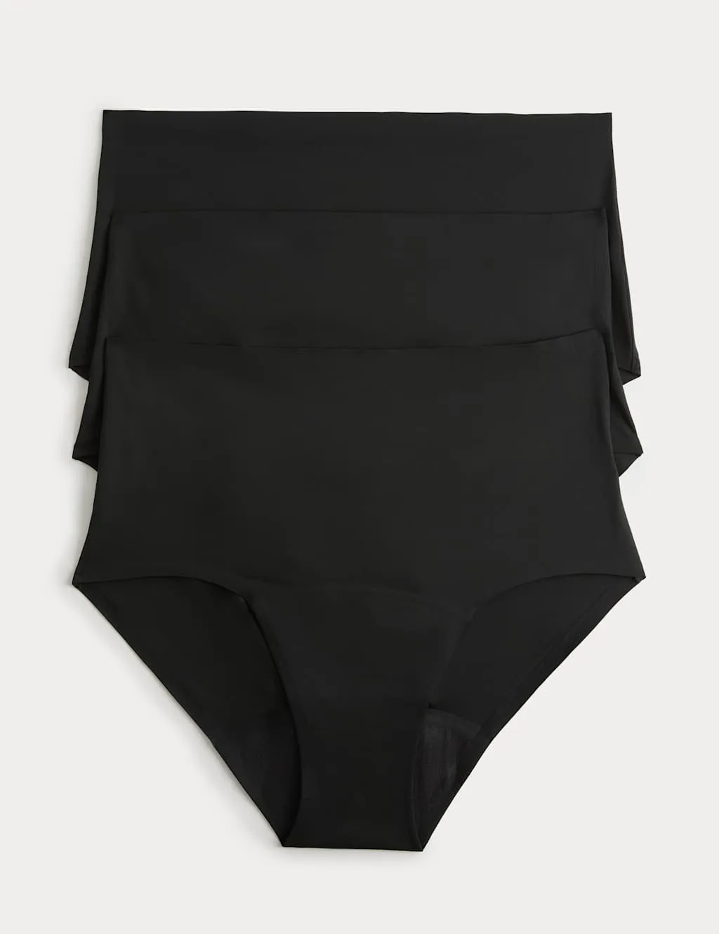 Pack Heavy Absorbency No VPL Period Full Briefs Black female - M&S - FashionsVida