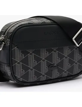 Portadocumentos de hombre de mensajero pequeño the blend en mono viennois otter - Lacoste - FashionsVida