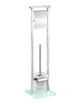 Stand WC-Garnitur "Debar" Edelstahl matt