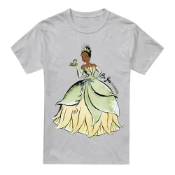 Unisex The Princess & The Frog Be You. It'S Beautiful With Tiana T-Shirt Grey Size: Large - Grey - Size: L
