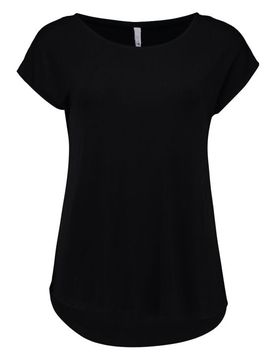 T-Shirt - SS V TP Em44ma - XS bis M - für Damen - Größe S - schwarz - Frauen - female