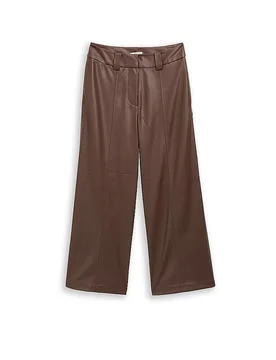 Culotte aspect cuir marron 36/L28 - Tom tailor - FashionsVida