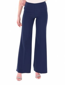 Pantalone flare BLU SCURO XL