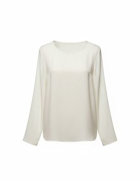 Bluse e camicie donna - tender tunica oversize m 3/4 scollo barca - avorio
