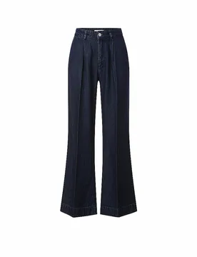 Jeans Wide Leg dunkelblau 26/L32 damen - RICHROYAL - FashionsVida