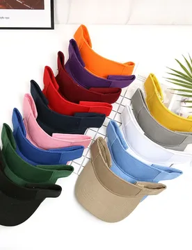 Tennis Visor Cap Solid Empty Top Cotton Men's Caps Visors for Women Baseball Hats Outdoor Sports Gorro Con Visera Dropshipping - Aliexpress - FashionsVida