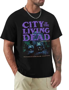 City of the living dead, lucio fulci, giallo T-Shirt Funny t-shirts Luxury man fruit of the loom mens t shirts - Aliexpress - FashionsVida