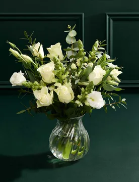 Thinking Of You Rose Bouquet with Vase - M&S Flower Market - FashionsVida