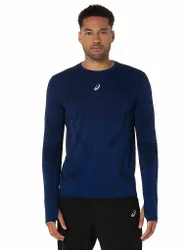 Camiseta de running sin costuras Road para hombre azul oscuro XL