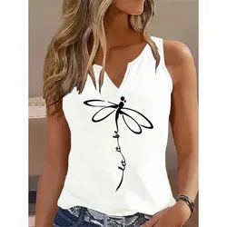 Women'S Fashion Top, Featuring a Printed Design And, a Cool And Versatile Spring And Summer