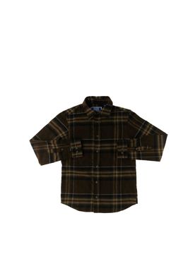 Camicia in flanella MARRONE 152