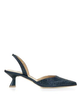 Décolleté Slingback In Raso