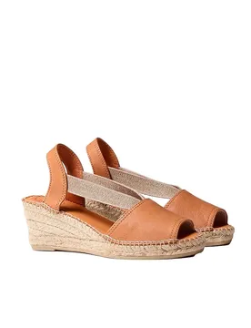 Pons Sandales Compensées En Sparte Teide-p Leather EU 39